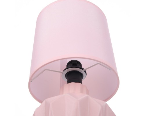 8227/1T MODERNI LN25 розовый, керамика/текстиль Настольная лампа E14 1*40W 220V ORIGAMIA