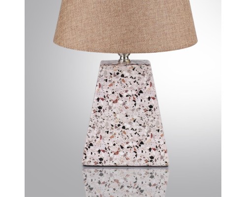 8142/1T MODERNI LN25 бежевый/коричневый, керамика/текстиль Настольная лампа Е27 1*60W 220V TERAZIO