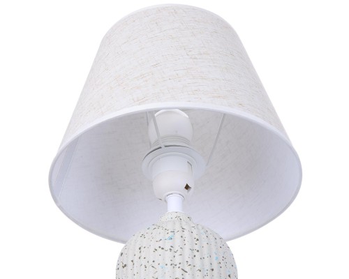 8217/1T CLASSI LN25 бежевый, керамика/текстиль Настольная лампа Е27 1*60W 220V FANNA