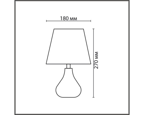 8183/1T COUNTY LN25 000 оливковый, керамика/текстиль Настольная лампа E14 1*40W 220V NAINA