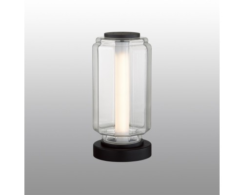 5409/10TL HIGHTECH ODL_EX24 37 черный/прозрачный/металл/стекло/акрил Настольная лампа LED 10W 3000K 700Лм JAM