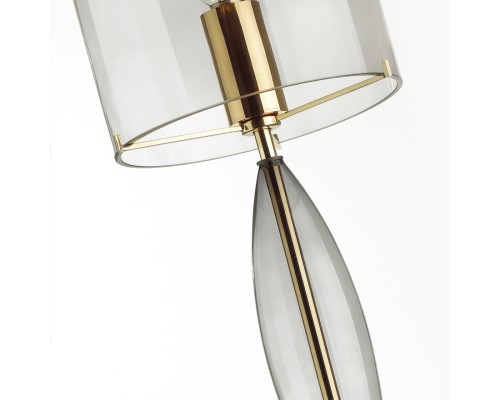 4850/1T STANDING ODL_EX21 дымчатый/золото/стекло Высокая Лампа E27 1*60W TOWER