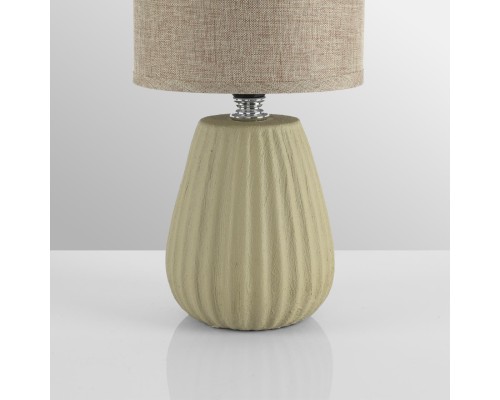 8160/1T COUNTY LN25 000 бежевый, керамика/текстиль Настольная лампа E14 1*40W 220V ASELA