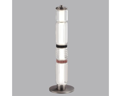 5456/15TL L-VISION ODL_EX26 045 темный сатин.никель/терракот/черный Настольная лампа LED 15W 4000K COLLIER