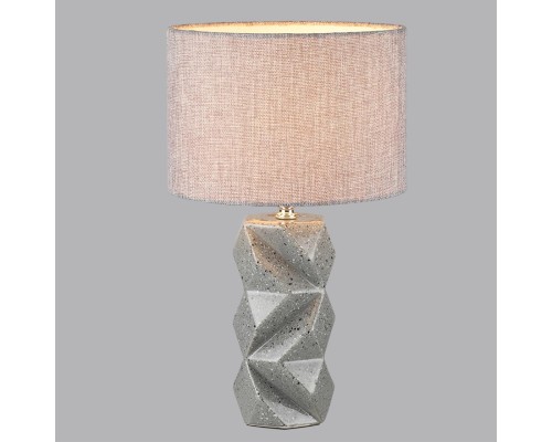 8136/1T MODERNI LN25 000 серый, керамика/текстиль Настольная лампа Е27 1*60W 220V BEINA