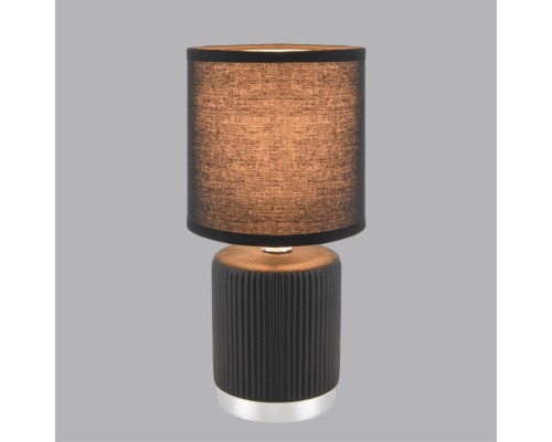 8179/1T COUNTY LN25 000 черный, керамика/текстиль Настольная лампа E14 1*40W 220V KAISA