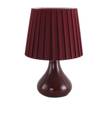 8185/1T COUNTY LN25 000 бордовый, керамика/текстиль Настольная лампа E14 1*40W 220V NAINA