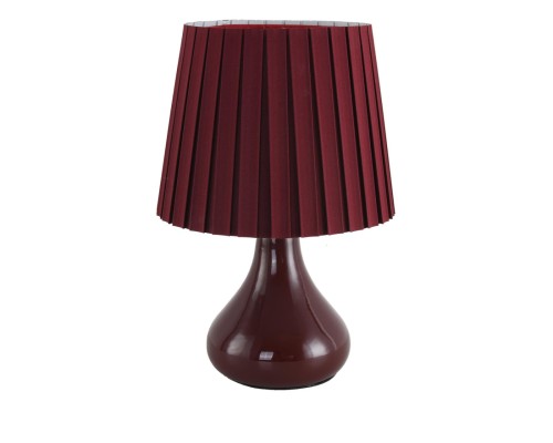 8185/1T COUNTY LN25 000 бордовый, керамика/текстиль Настольная лампа E14 1*40W 220V NAINA
