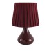 8185/1T COUNTY LN25 000 бордовый, керамика/текстиль Настольная лампа E14 1*40W 220V NAINA
