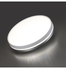 7670/DLN COLOR SN 152 Светильник пластик/белый/серый LED 48Вт 3000/4000/6000К D415 IP43 CCT NOHAVA GREY