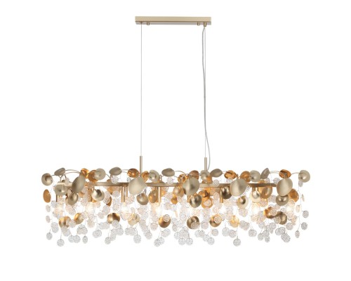 5104/8A CLASSIC ODL26 633 металл/стекло Люстра горизонтальная E14 8*40W 220В IP20 COINS