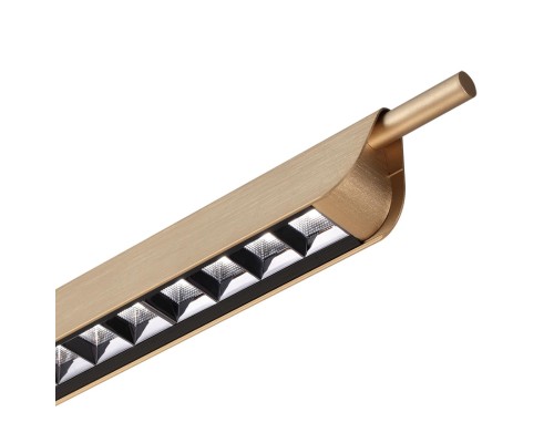 7018/40LA HIGHTECH ODL25 319 Подвесной светильник c сенсорн. вкл. цв. тем-ры 2700-4000-5500K металл/акрил под латунь брашинг IP20 40W CRI 90 220V PUNT