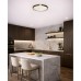 7667/ELN COLOR SN 132 Светильник пластик/черн/золот LED 76Вт 3000/4000/6000К D505 IP43 CCT FAVEMO BLACK