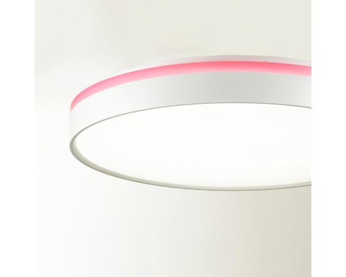 7708/ELN COLOR SN 154 Светильник пластик/розовый LED 76Вт 3000/4000/6000К D500 IP43 CCT KEZO PINK