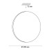 3017/DLN PALE SN 218 Светильник пластик/белый LED 48Вт 3000/4000/6000К D400 IP43 CCT SIMPLE
