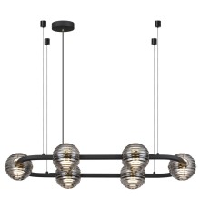 5041/60LA L-VISION ODL24 531 черн./золото/дымчатый/металл/стеко Люстра LED 60W 4000К 1526Лм TRONI