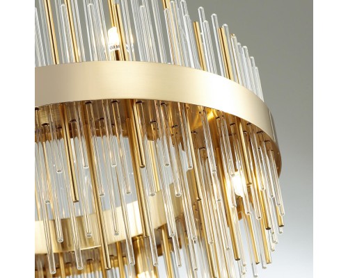 Подвесная люстра Odeon Light 4639/16 Ida золотой/металл/стекло G9 16*40 Вт