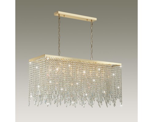 5028/9A MODERN ODL23 429 золотой/прозрачный металл/хрусталь Люстра E14 9*40W CHOKKA