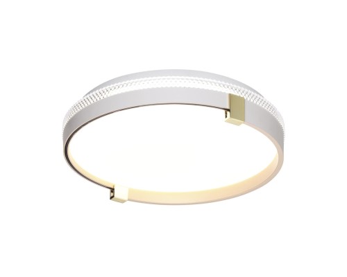 7646/CLN PALE SN 189 Светильник пластик/белый/золотой LED 36Вт 4000К D340 IP43 OLIDI WHITE