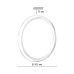7643/ELN COLOR SN 146 Светильник пластик/белый/прозрачный LED 76Вт 3000/4000/6000К D505 IP43 CCT DEPAX