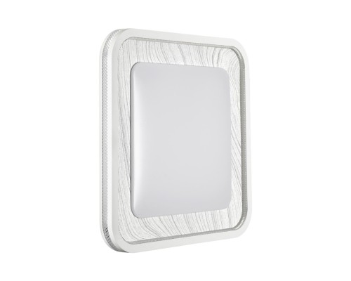 7682/EL COLOR SN 164 Светильник пластик/сер под дер LED 70Вт 3000-6000K 507х507 IP43 пульт ДУ MAVI WOOD