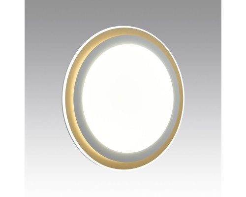 7630/EL PALE SN 000 Светильник пластик/белый/золотистый LED 72Вт с ДУ 3000-6300К D510 IP43 пульт ДУ SETTA