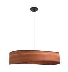 8421/6A MODERNI черный/коричневый,  металл/ПВХ Подвес E14 6*40W 220V LAGOMA