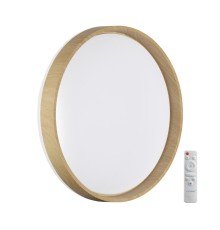 7684/EL BASICA SN 000 Светильник пластик/кор под дер LED 70Вт 3000-6000K D490 IP43 пульт ДУ GARI WOOD