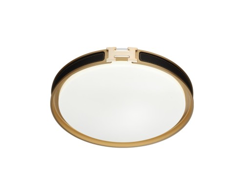 7667/ELN COLOR SN 132 Светильник пластик/черн/золот LED 76Вт 3000/4000/6000К D505 IP43 CCT FAVEMO BLACK