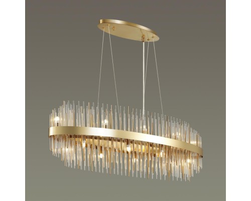 Подвесная люстра Odeon Light 4639/16 Ida золотой/металл/стекло G9 16*40 Вт