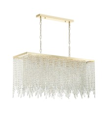 5028/9A MODERN ODL23 429 золотой/прозрачный металл/хрусталь Люстра E14 9*40W CHOKKA