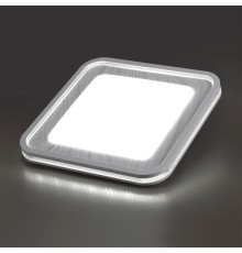 7682/EL COLOR SN 164 Светильник пластик/сер под дер LED 70Вт 3000-6000K 507х507 IP43 пульт ДУ MAVI WOOD