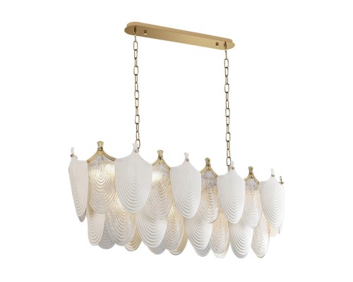 5051/14 HALL ODL24 517 золото/белый/прозрачный/металл/фарфор/стекло Люстра E14 14*40W PORCELA