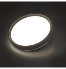 7627/CLN PALE SN 175 Светильник пластик/белый/венге под дерево LED 36Вт 4000К D330 IP43 WOODI