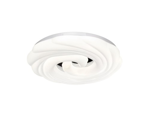 7675/DL PALE SN 000 Светильник пластик/белый/серебристый LED 48Вт 3000-6000К D380 IP43 пульт ДУ AGAP