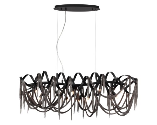 5067/10 HALL ODL24 395 черный/металл/металл Люстра G9 10*40W CHAINY