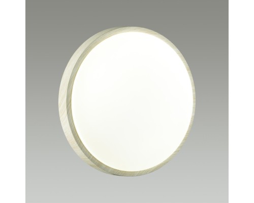 7628/CL PALE SN 000 Светильник пластик/белый/беленый под дерево LED 30Вт 4000К D340 IP43 LOSTA