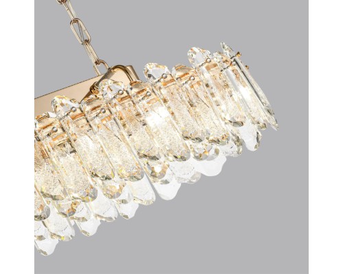 5069/12 HALL ODL24 503 золото/прозрачный/металл/хрусталь Люстра E14 12*40W BULLON