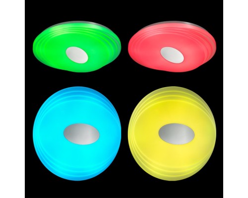 3027/EL SN 000 Светильник пластик LED 72Вт 3000-6500K D485 IP43 пульт ДУ/RGB/LampSmart SEKA