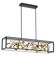 5065/65L L-VISION ODL24 393 черный/золото/металл/металл Люстра LED 1*65W 4000K BILD