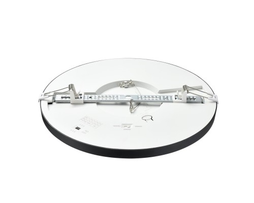 7788/24L MITRA LED SN 537 Светильник пластик/белый/черный LED 24Вт 3000/4000/6500К D300 IP44 CCT/датчик движения NEBULA BLACK