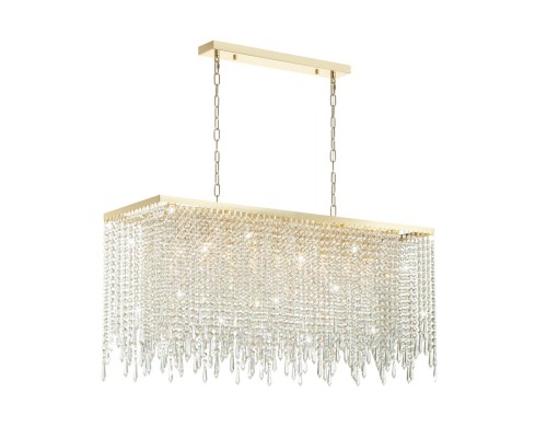 5028/9A MODERN ODL23 429 золотой/прозрачный металл/хрусталь Люстра E14 9*40W CHOKKA