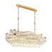 5073/15 HALL (В 2-Х КОРОБКАХ) ODL24 505 золото/прозрачный/металл/хрусталь Люстра E14 15*40W WAYTA
