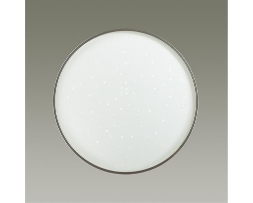 2076/DL PALE SN 000 Светильник пластик/белый/серебристый LED 48Вт 3000-6300K D390 IP43 пульт ДУ GETA SILVER