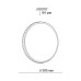 3053/DL PALE SN 023 Светильник пластик/белый/черный LED 48Вт 3000-6300К D385 IP43 пульт ДУ DORTA