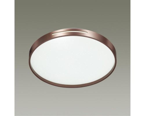 2075/EL PALE SN 000 Светильник пластик/белый/коричневый LED 72Вт 3000-6300K D490 IP43 пульт ДУ GETA COFFEE