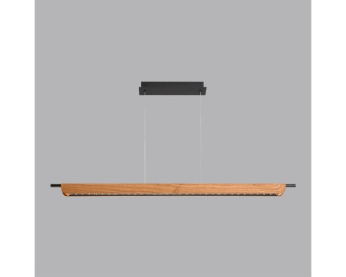 7018/40LB HIGHTECH ODL25 319 Подвесной светильник c сенсорн. вкл. цв. тем-ры 2700-4000-5500K металл/акрил окраш под дерево IP20 40W CRI 90 220V PUNTO