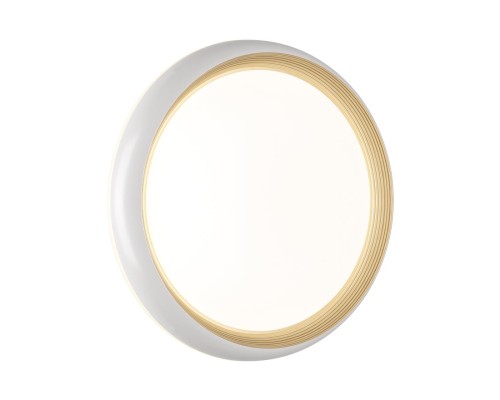 7650/DLN PALE SN 141 Светильник пластик/белый/золотой LED 48Вт 3000/4000/6000К D380 IP43 CCT TOFIQ WHITE