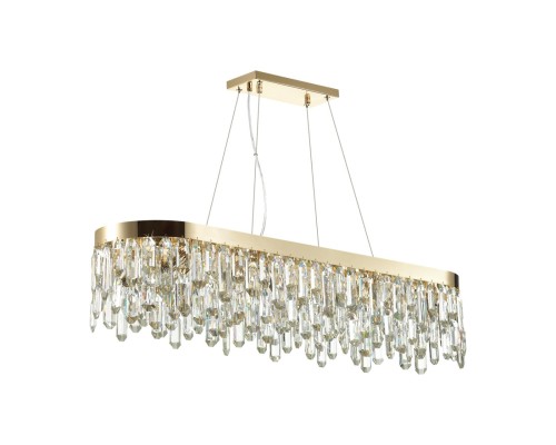 4986/12 HALL ODL22 385 золотой/хрусталь Люстра E14 12*40W DAKISA