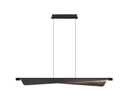 7017/24LA HIGHTECH ODL25 319 Подвесной светильник c сенсорн. выкл (диммер яркости) металл/акрил черн. брашинг IP20 24W CRI 90 3000K 220V LINEA